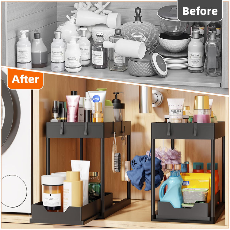 Under Sink Organizer 2 Pack (2 Count)