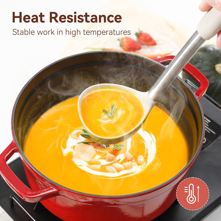 35 Pcs Silicone Cooking Utensils Set BPA Free 446°F Heat Resistant (35 Count)