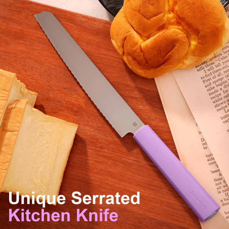 7.5" Serrated Bread Knife for Homemade Bread