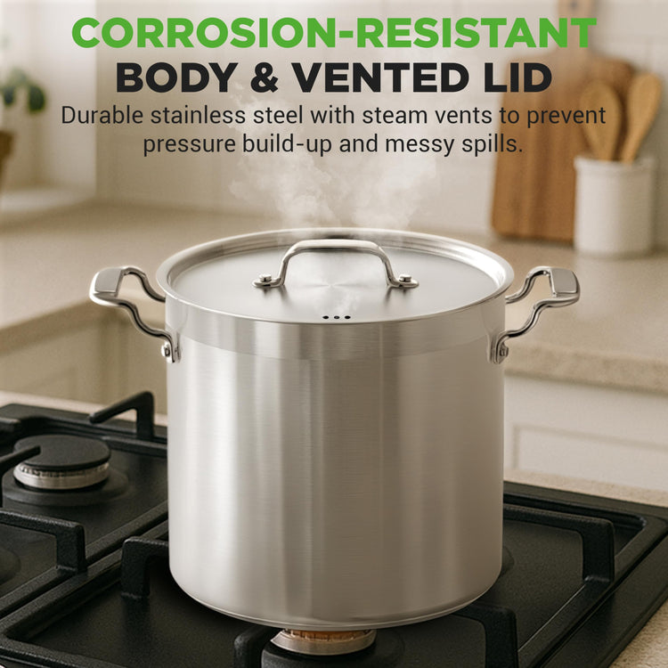 Stainless Steel Cookware Stock Pot