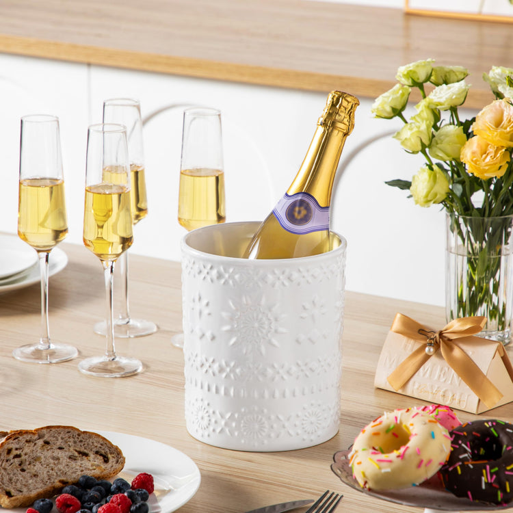 7.2"+5.4" Ceramic Utensil Holder Set of 2 (2 Count)