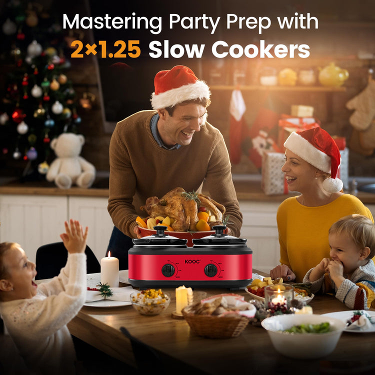 Double Small Slow Cooker