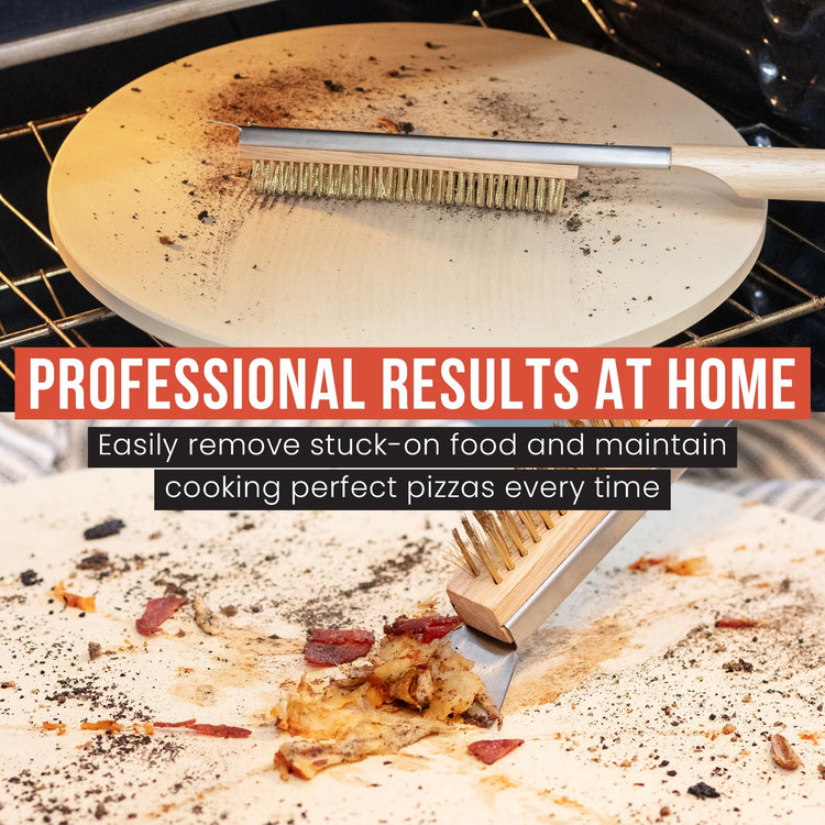 Pizza Oven Brush with Scraper