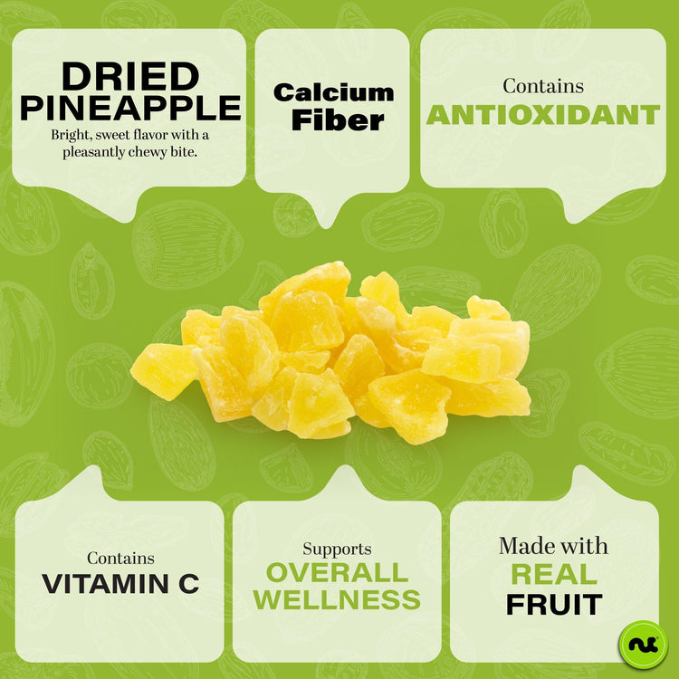 Dried Pineapple Chunks (48 Ounce)