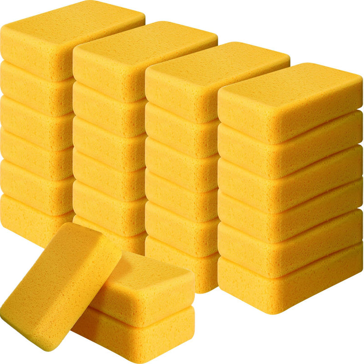 24 Pcs Large Sponges Bulk Car Cleaning Foam Commercial