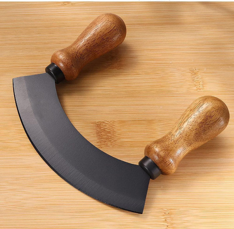 5.4 Inch Stainless Steel Mezzaluna Knife
