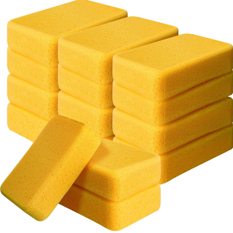 12 Pcs Large Sponges Bulk Car Cleaning Foam Commercial