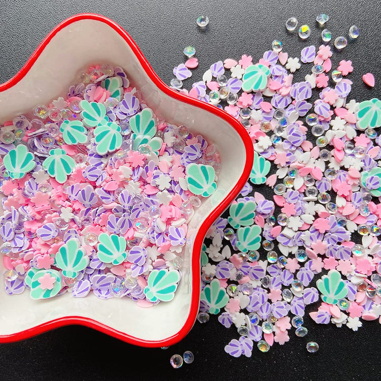 Fake Sprinkles Resin Sprinkles Fake Candy Sprinkles Clay Sprinkles Polymer Sprinkles Polymer Clay Slices for Nail Art DIY Crafts Cake Phone Case