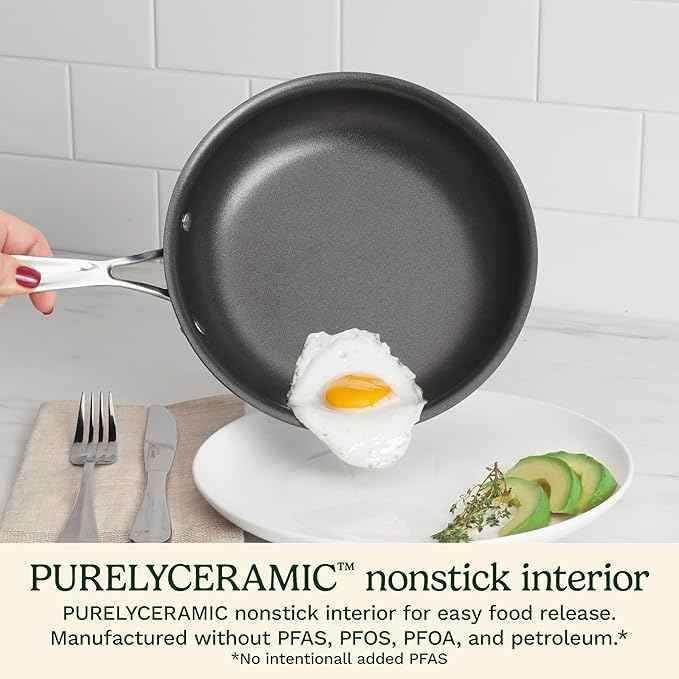 Cuisinart Chef's Classic™ Nonstick Hard Anodized 17 Piece Set w/Tempered Glass Lids