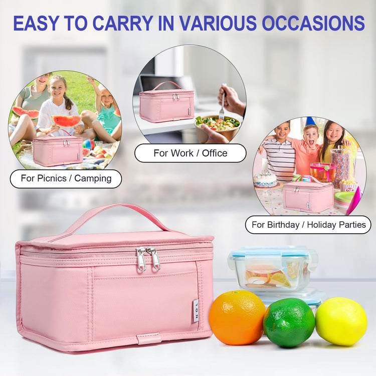 NOL Small Lunch Bag Mini Lunch Box Insulated Lunch Bag for Men
