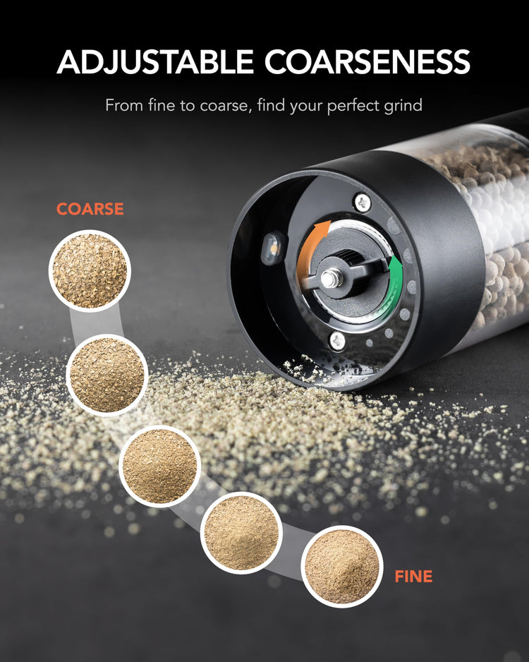Electric Salt & Pepper Grinder Set (2 Count)