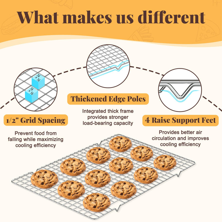 Cooling Racks for Cooking and Baking