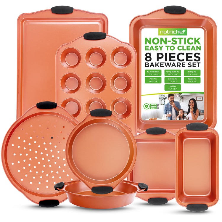 8 Piece Baking Pans Set