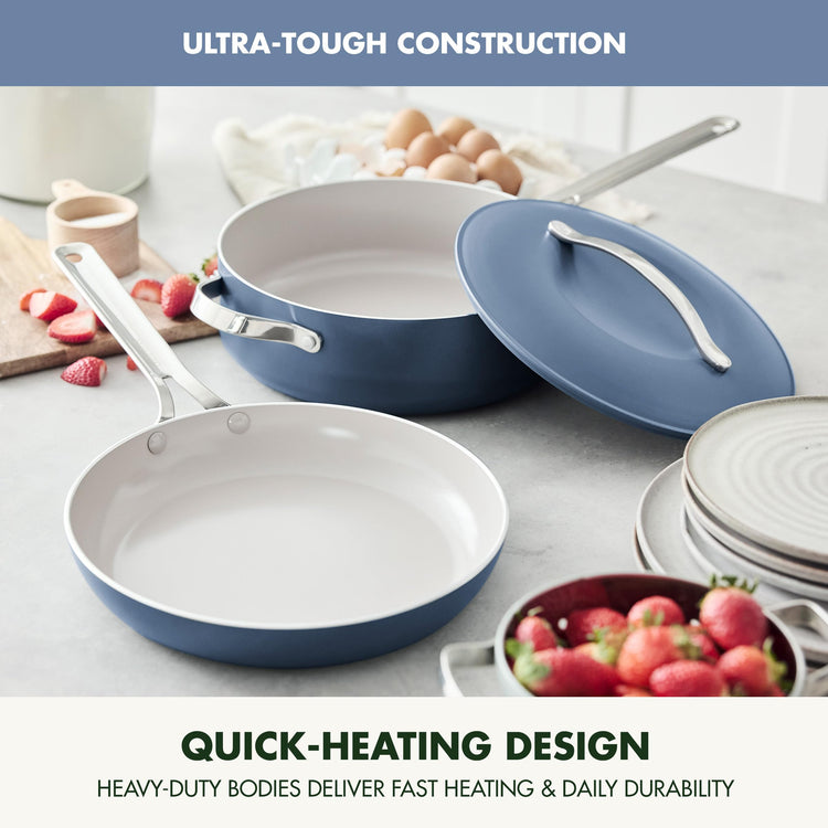 Nova 10” Frying Pan Skillet and 4.37QT Sauté Pan with Lid