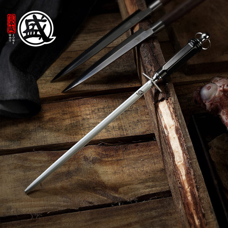 12 Inch Round Diamond Knife Sharpening Rod