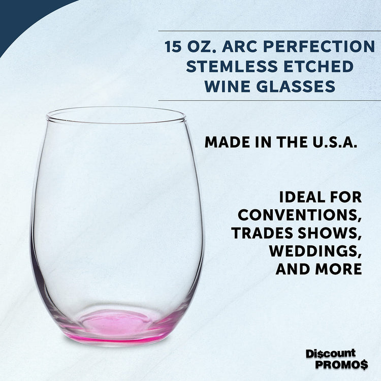 Stemless Wine Glasses in Bulk by ARC Perfection (10 Count)