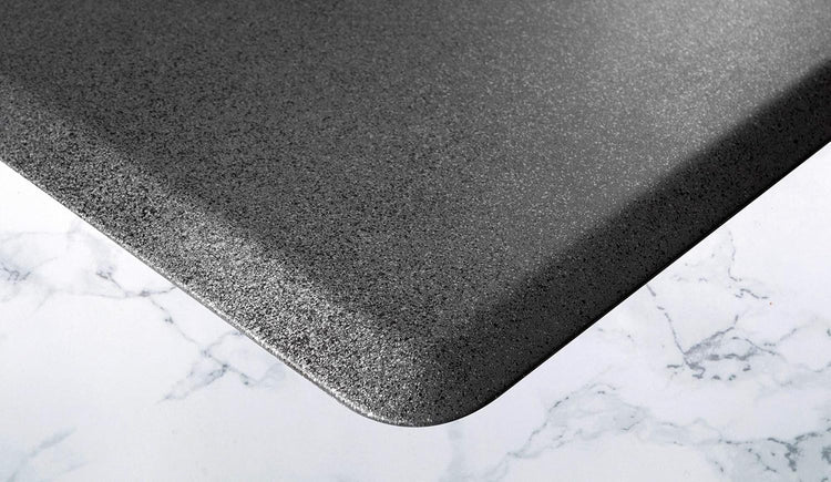 WellnessMats Granite Anti-Fatigue Mat - Comfort, Support & Style - Non-Slip, Non-Toxic - 6'x2'x 3/4"x 3/4" Granite Steel