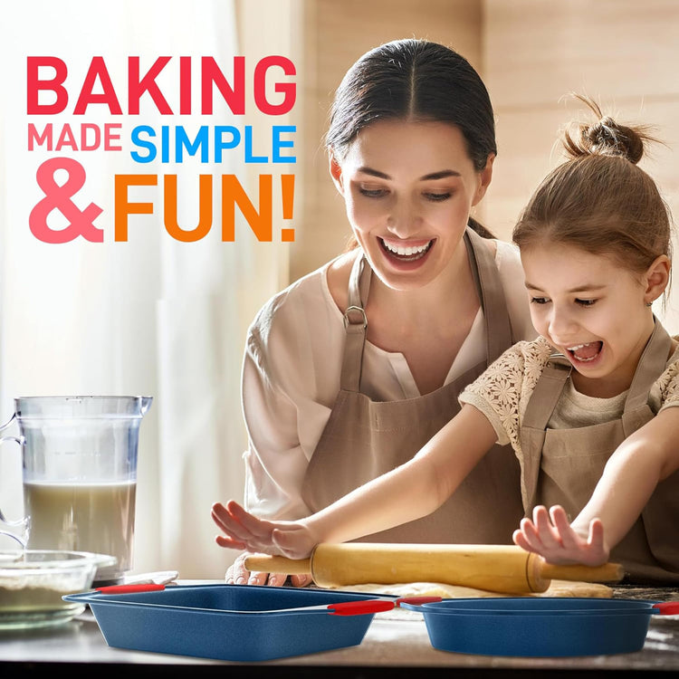 8 Piece Nonstick Baking Pan Set