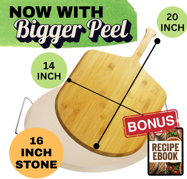 Large Pizza Stone for Oven 16 inch