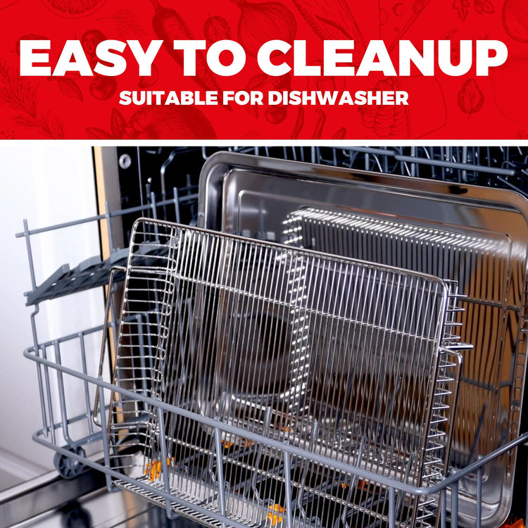 Air Fryer Basket for Oven with Upgraded Striped Mesh