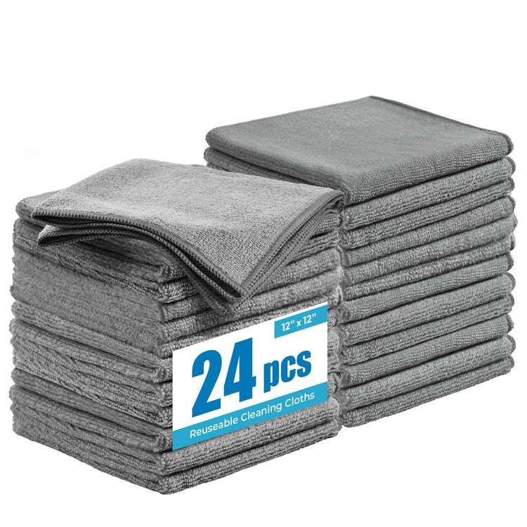 Microfiber Cleaning Cloth (24 Count)