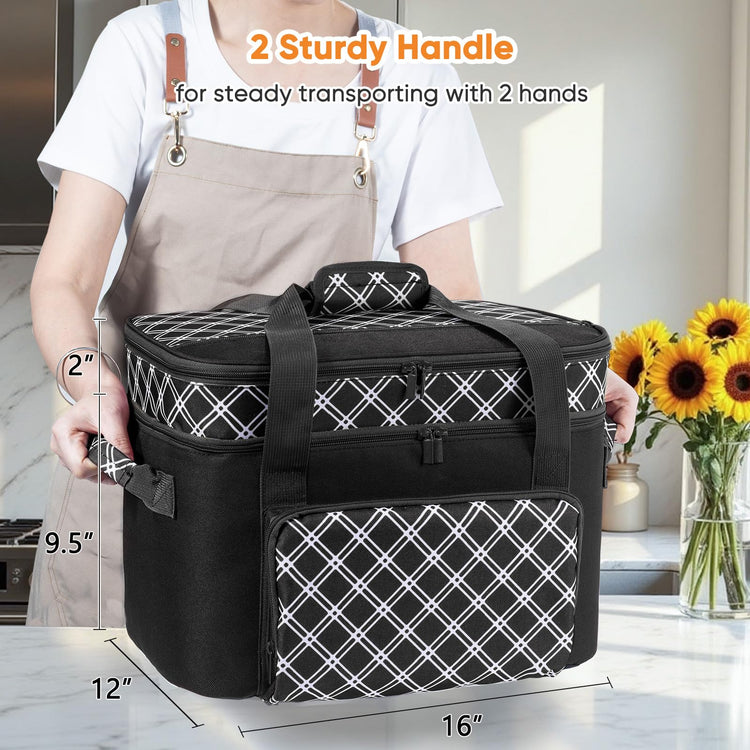 Double Layer Slow Cooker Carrier Bag