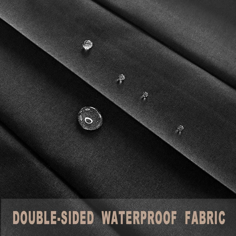 Vatge Doorway Curtains Privacy - Black Curtains for Closets Without Doors Room Divider for Doorway, Hanging Privacy Curtain Wall for Room Separation,1 Panel with Tieback, W52 x L78, Black