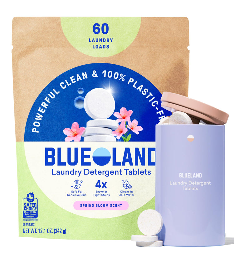 100% Plastic Free Laundry Detergent Tablets Set (61 Count)