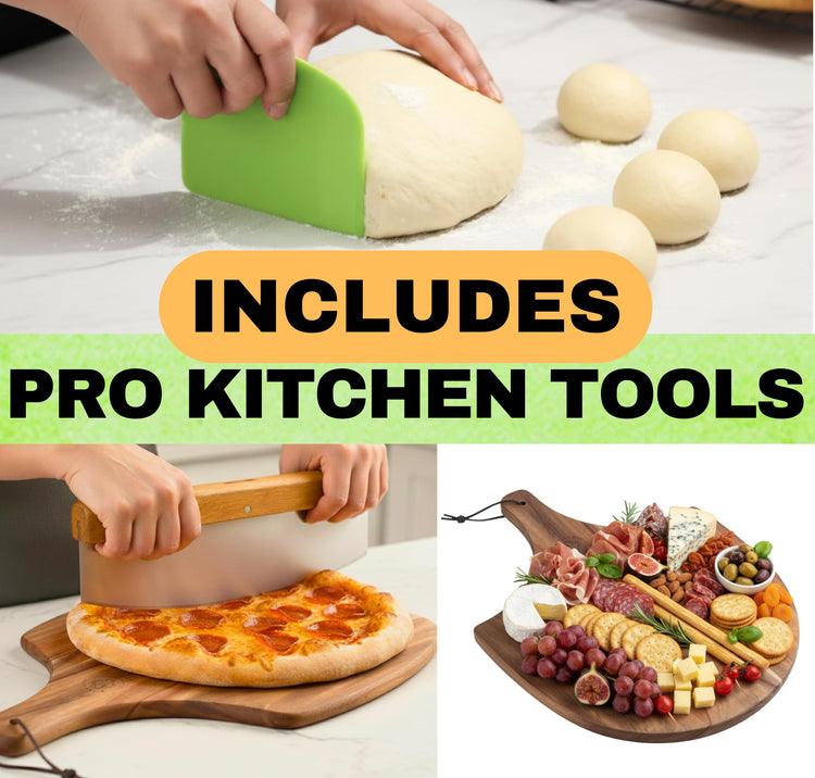 Pizza Stone for Oven and Grill Set (5 Count)