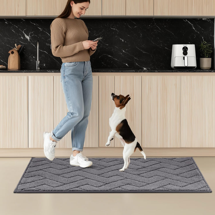 Kitchen Runner Rugs Set 24" x 36"+24" x 60"
