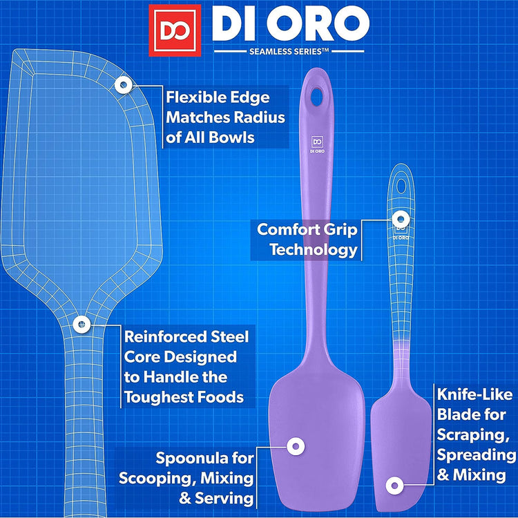 DI ORO Silicone Spatula Set