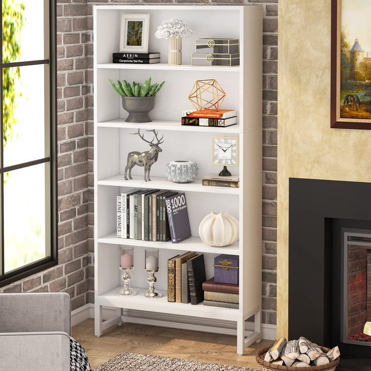 Tall Bookcase and Bookshelf