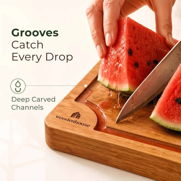 Wooden Cutting Board Set of 3 (3 Count)