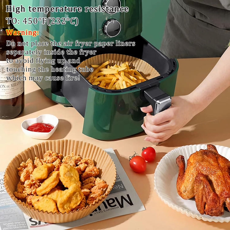 Air Fryer Liners Disposable 6.3 inch Round (100 Count)