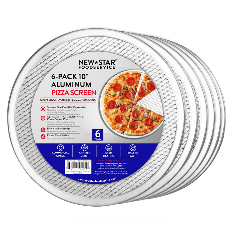 Restaurant Grade Seamless Aluminum Pizza Baking Screen