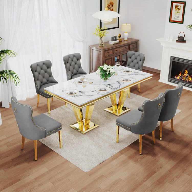 7 Piece Luxury Dining Room Set