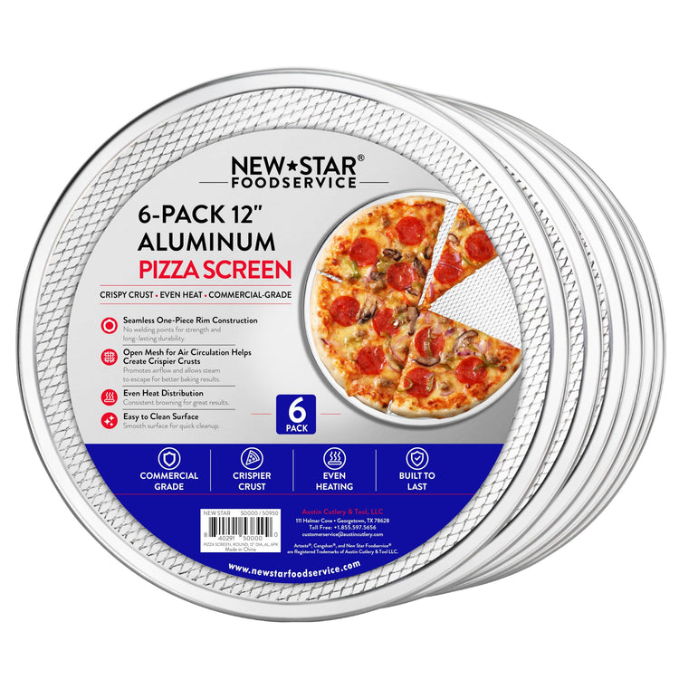 Restaurant Grade Seamless Aluminum Pizza Baking Screen