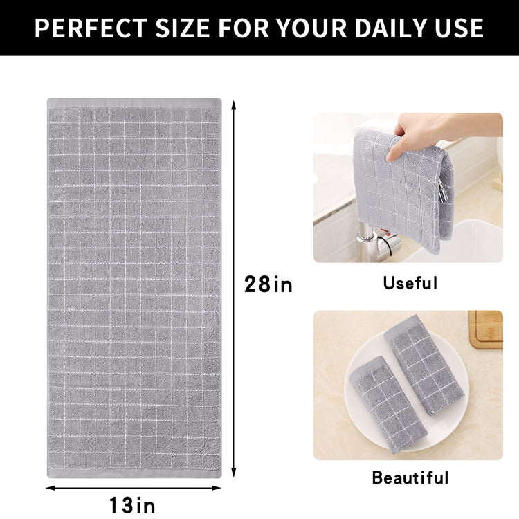 100% Cotton Terry Kitchen Towels (4 Count)