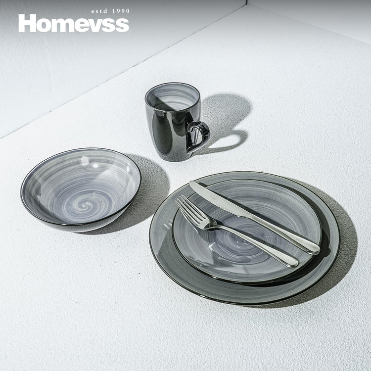 HomeVss Stoneware Sonoma 16pc Dinnerware Set