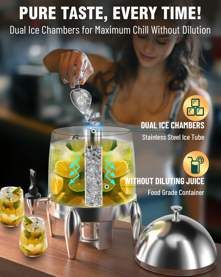 Beverage Dispenser With Stand