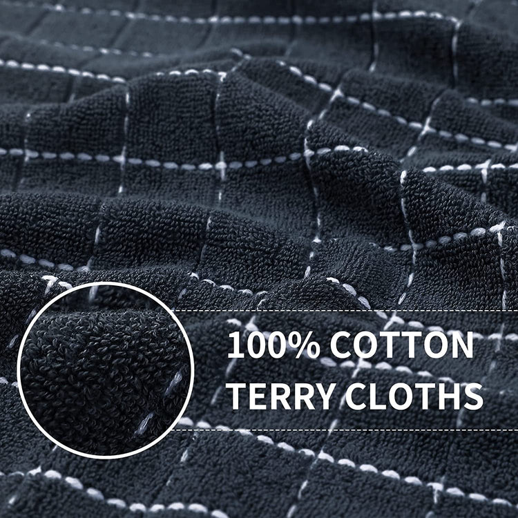 100% Cotton Terry Kitchen Towels (4 Count)