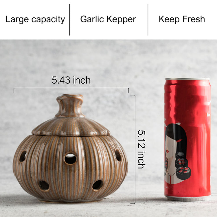 Large Garlic Keeper Storage for Counter