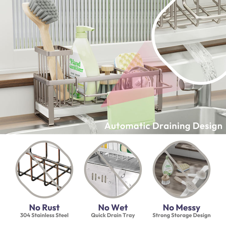 Sponge Holder for Kitchen Sink
