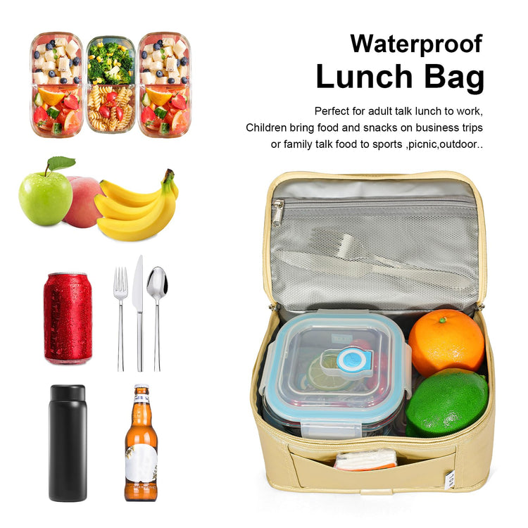 NOL Small Lunch Bag Mini Lunch Box Insulated Lunch Bag for Men