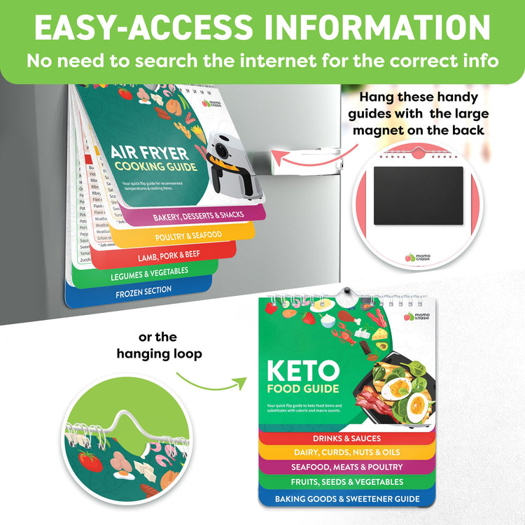 Air Fryer & Keto Cookbook Magnets (2 Count)