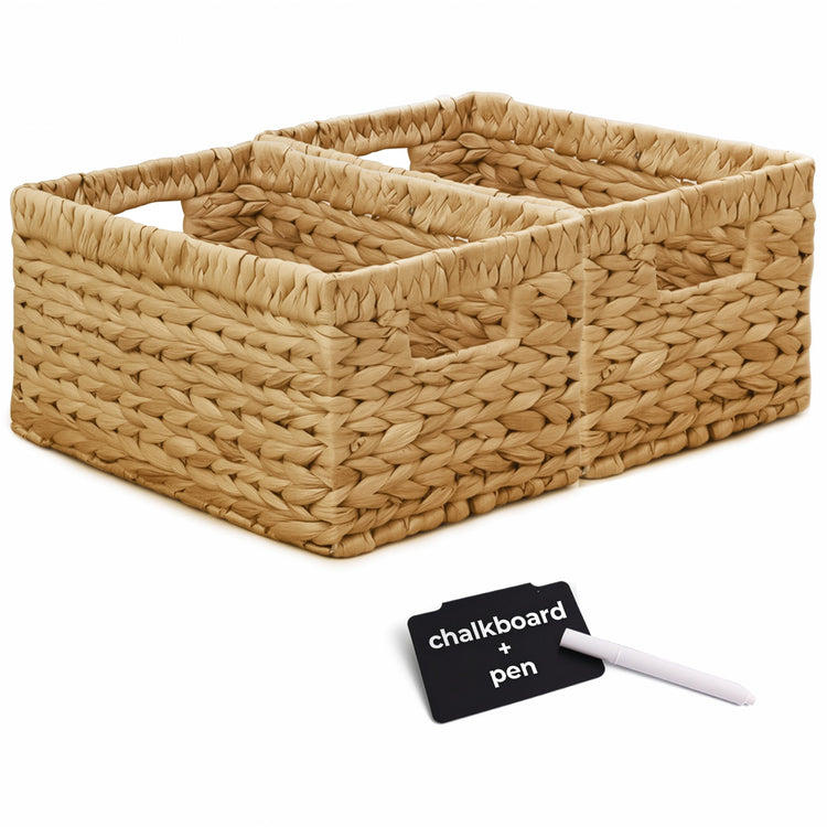 KOKODO Wicker Storage Basket Set of 2 (2 Count)