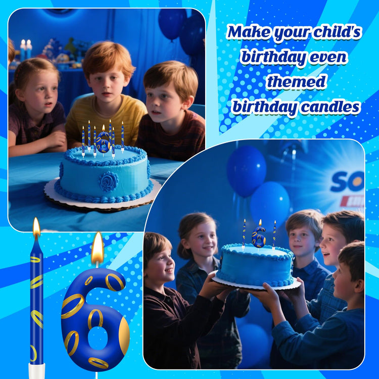 13PCS Birthday Cake Candles Set (13 Count)