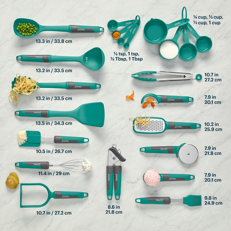 22 Piece Kitchen Cooking Utensils Set