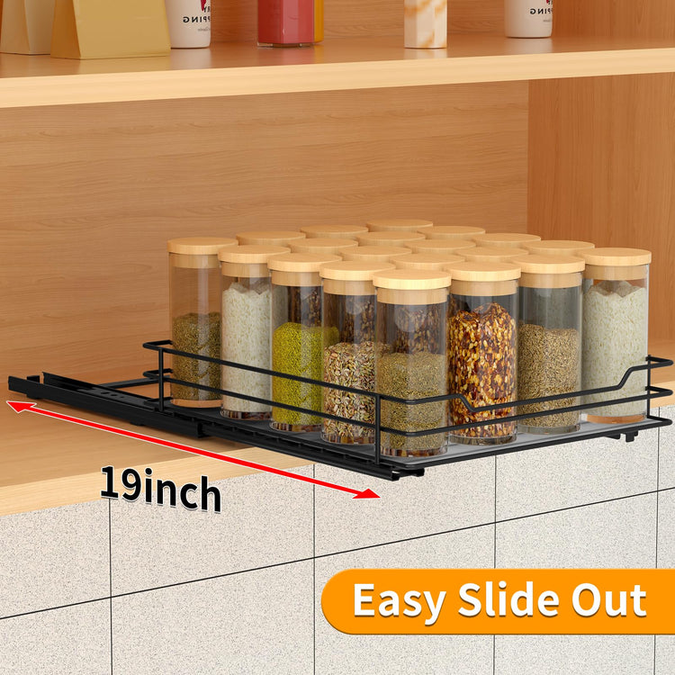 Pull Out Spice Rack Organizer for Cabinet