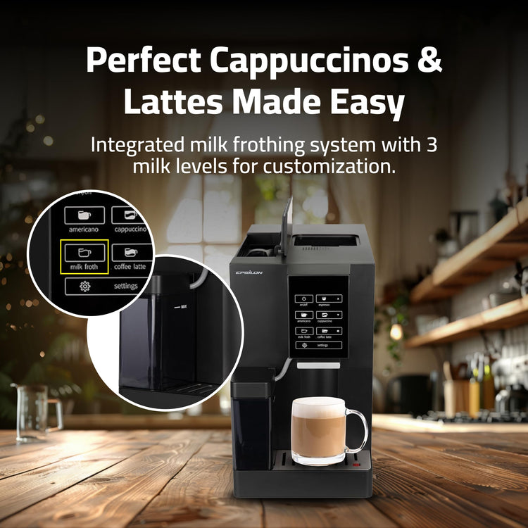 Fully Automatic Coffee Machine with Grinder (40.5768 Fl Oz)